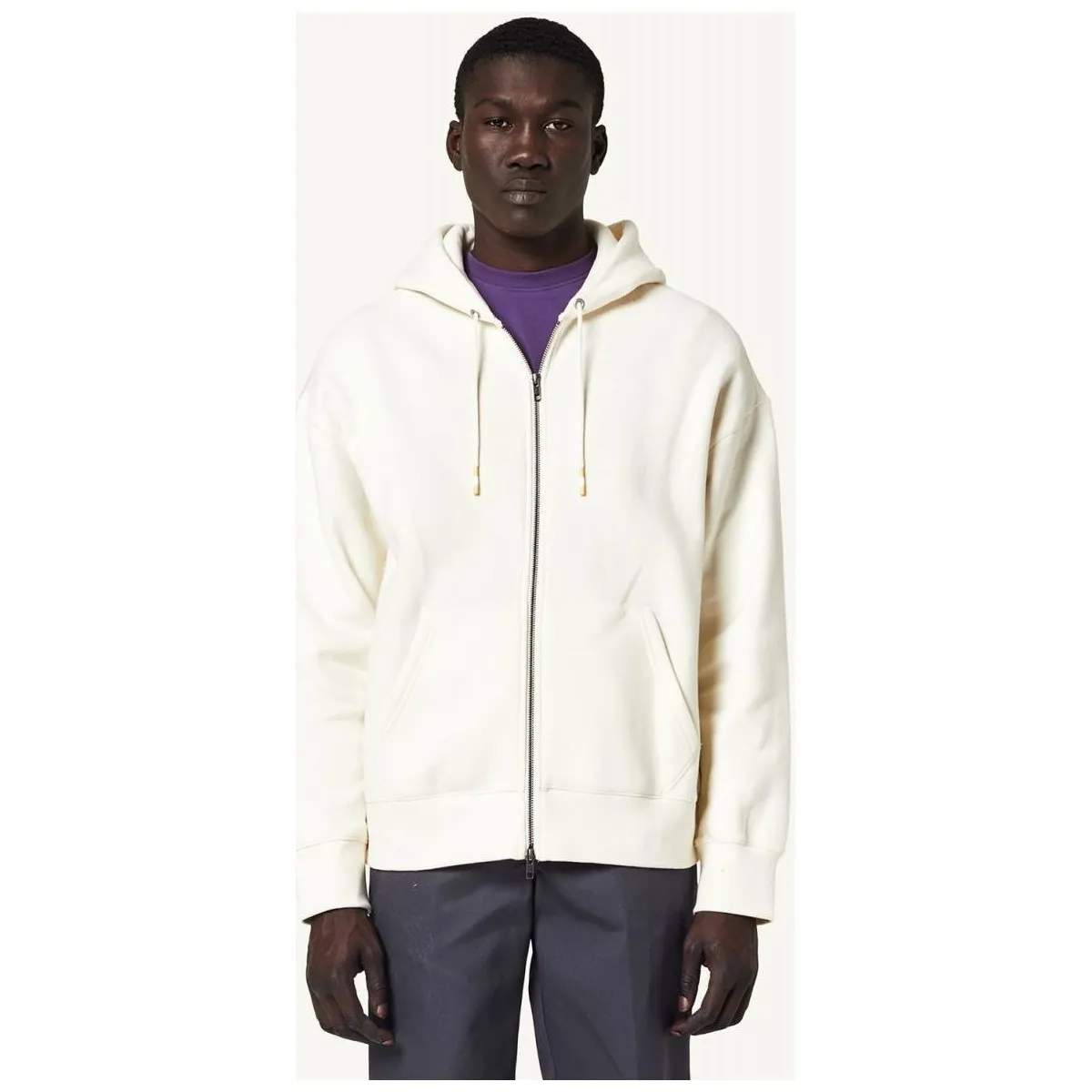 17589 0002 LMC ZIP HOODIE-EGRET