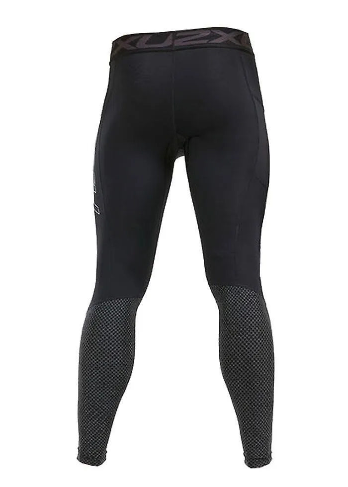 2XU Accel Comp Tights with Storage - Black / Grey - Mens