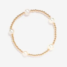 3mm Bead Multi-Pearl Bracelet