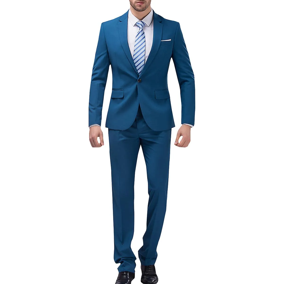 Allthemen Hombres 3-Piece Business Wedding Banquet Party Blazer & Vest & Pants