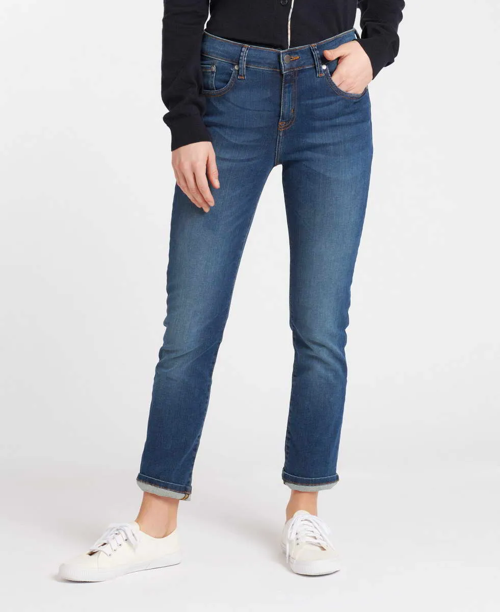 Barbour Women's Essential Slim Jeans - Gillanders.ie Town & Country Clothing