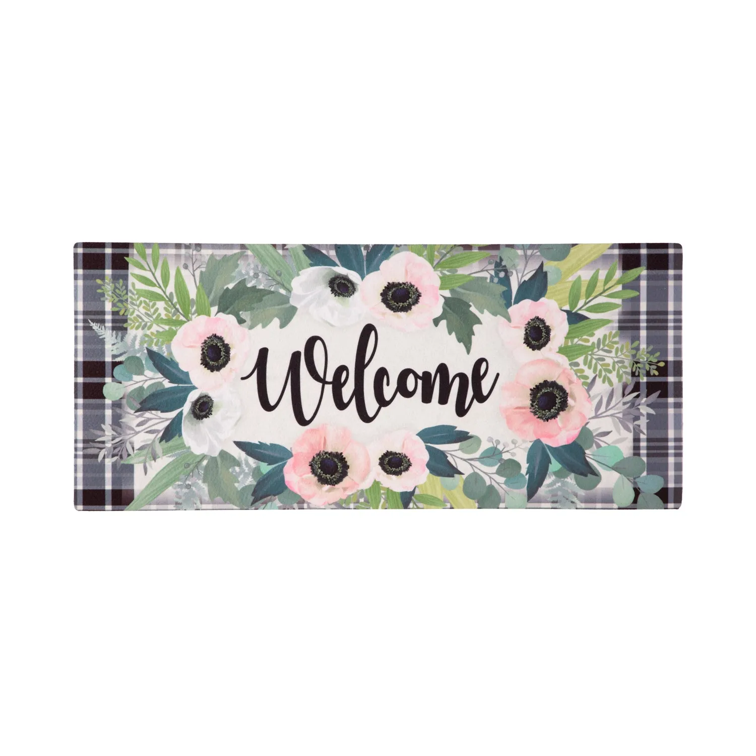 Beautiful Floral Welcome  Sassafras Switch Mat