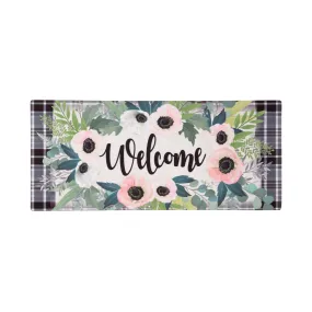 Beautiful Floral Welcome  Sassafras Switch Mat