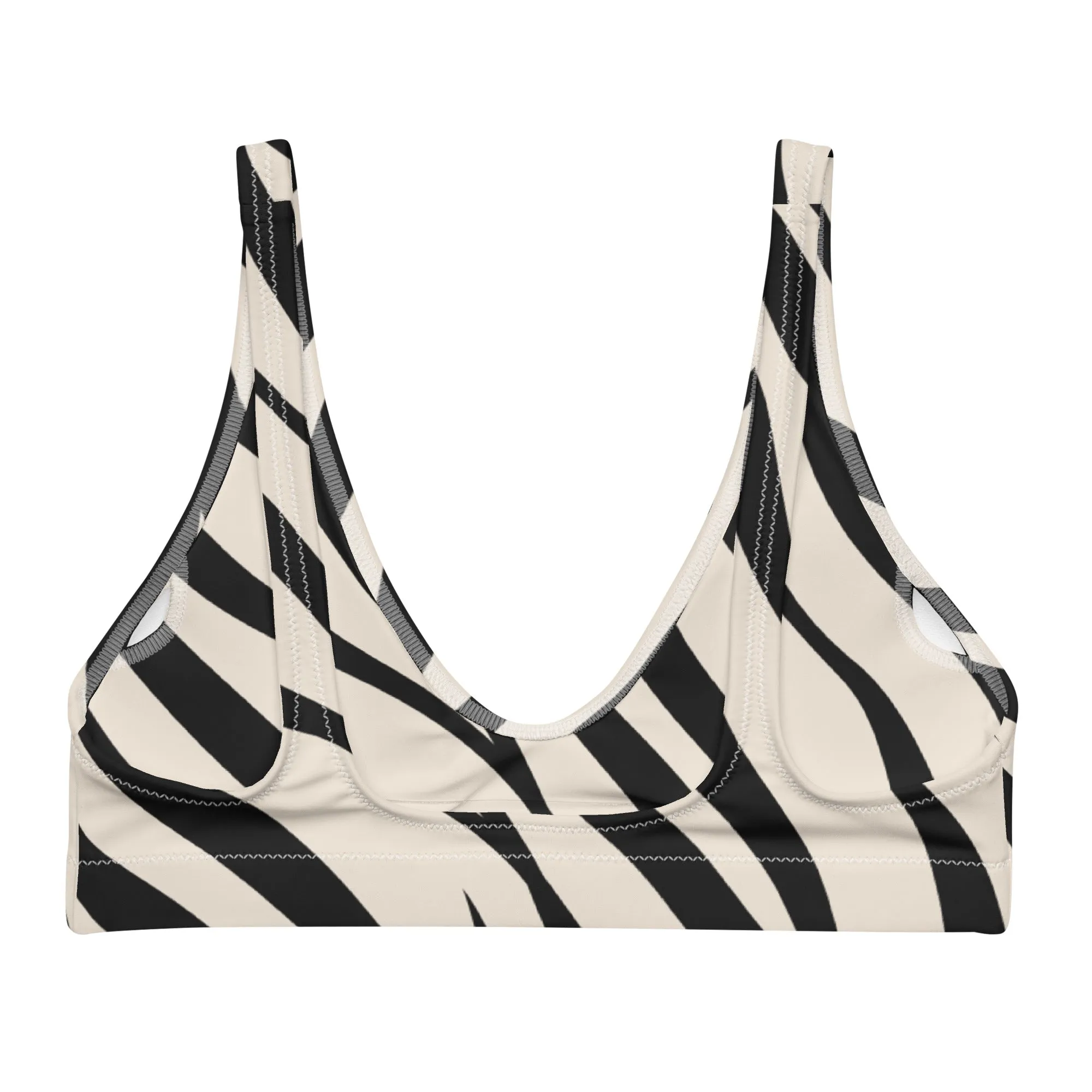 BELLA ECO PADDED BIKINI TOP | SAFARI