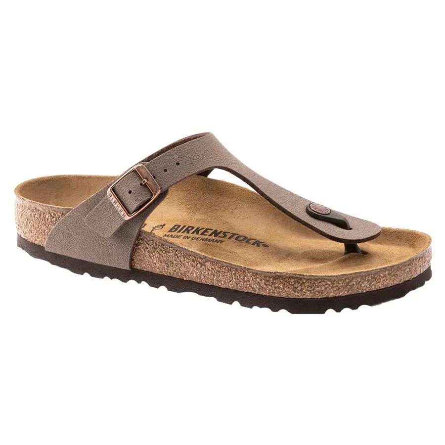 Birkenstock Women's Gizeh Classics Birkibuc Sandals - Mocha