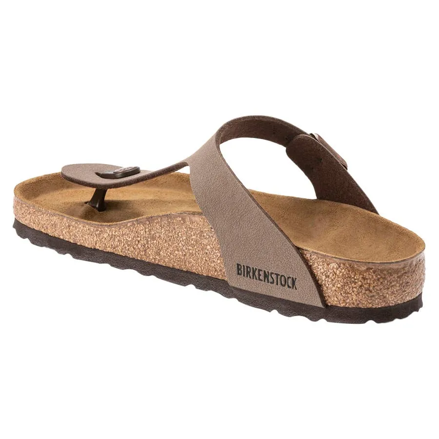 Birkenstock Women's Gizeh Classics Birkibuc Sandals - Mocha