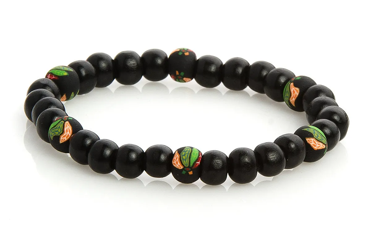 Blackhawks Earth Bracelet