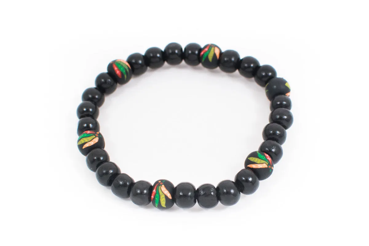 Blackhawks Earth Bracelet