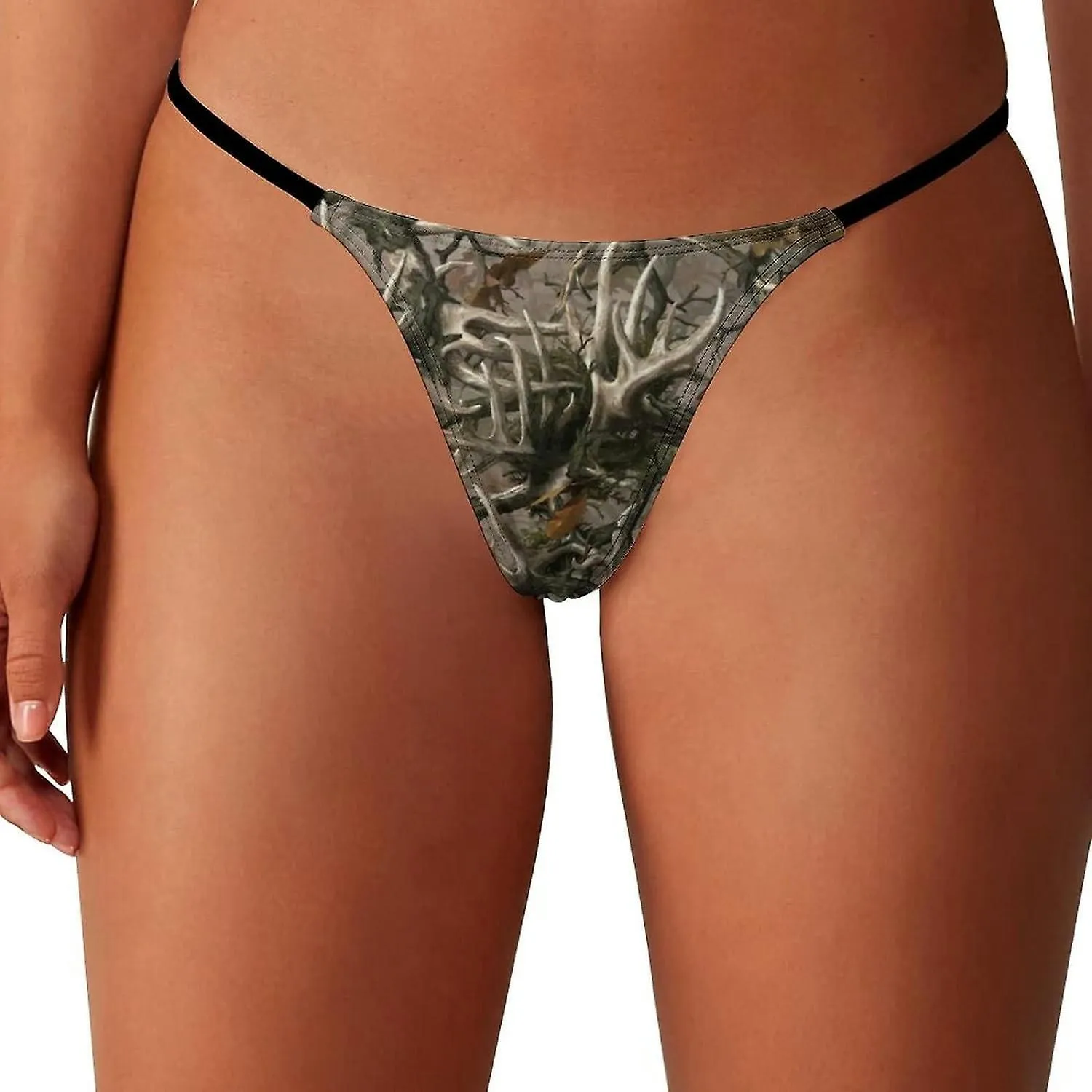 Boneyard Legends Camo G-String Thongs Women's T-Back Underwear Panty-WE504