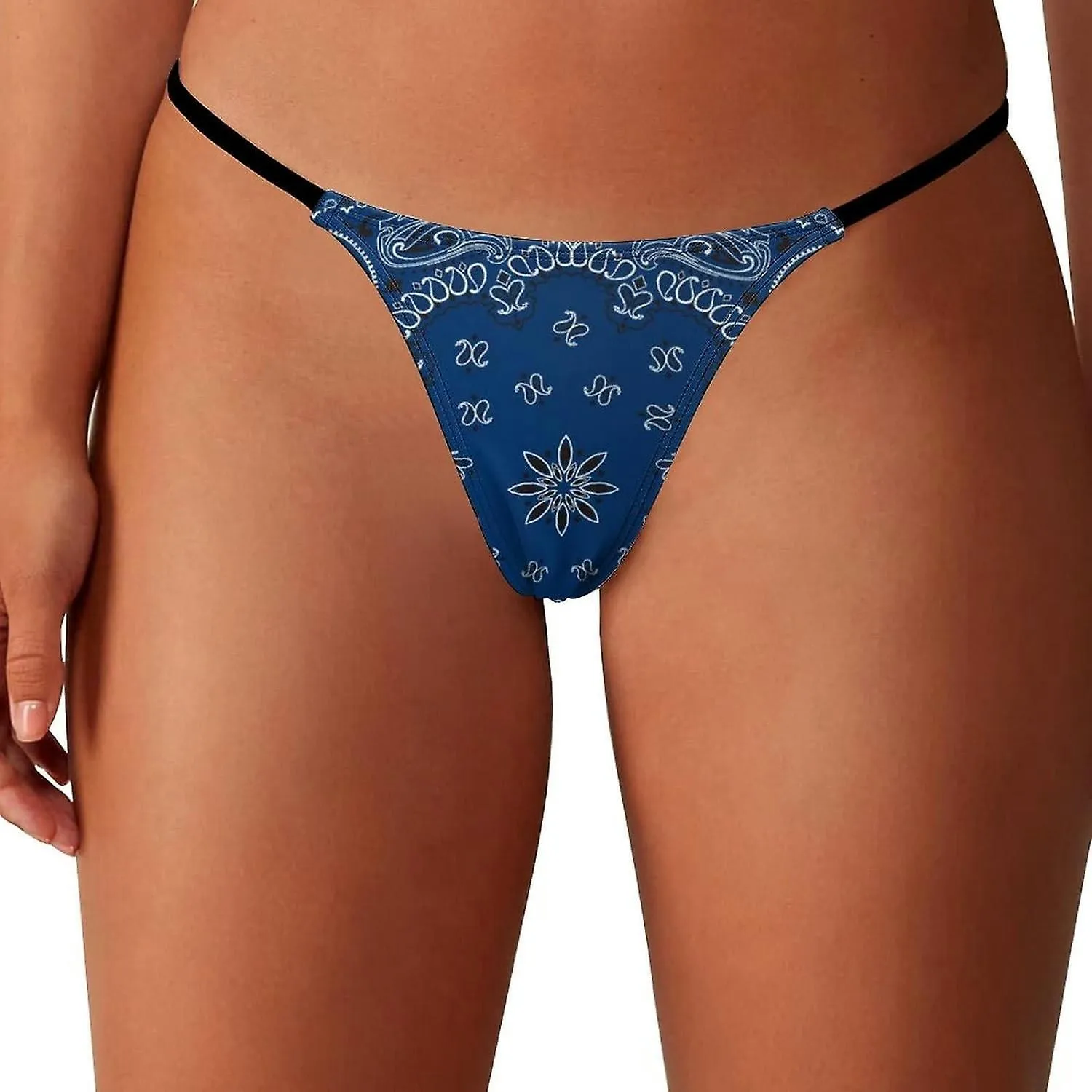 Broccoli Pattern G-String Thongs Women's T-Back Underwear Panty-WE372