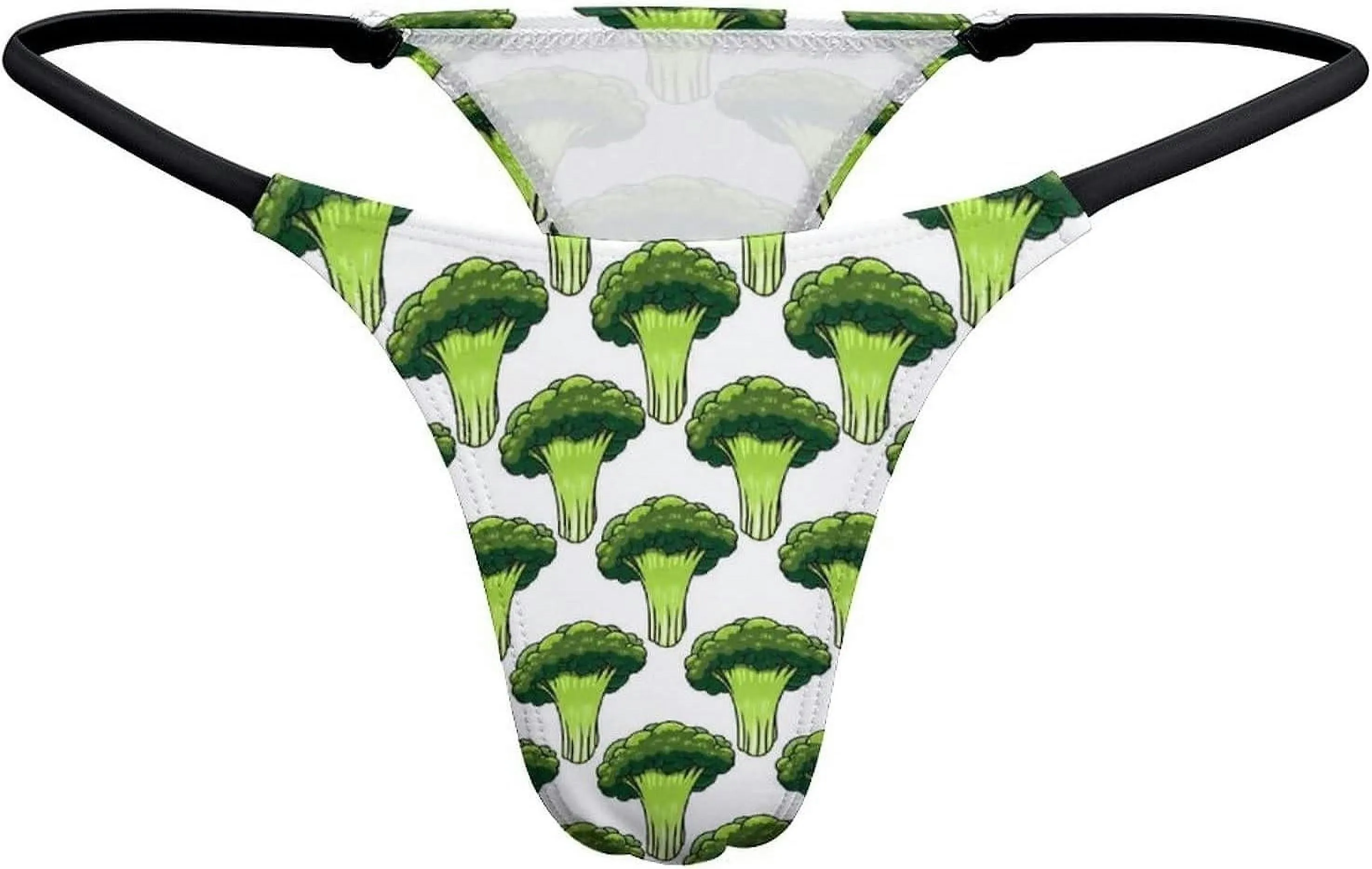 Broccoli Pattern G-String Thongs Women's T-Back Underwear PantyGT-143