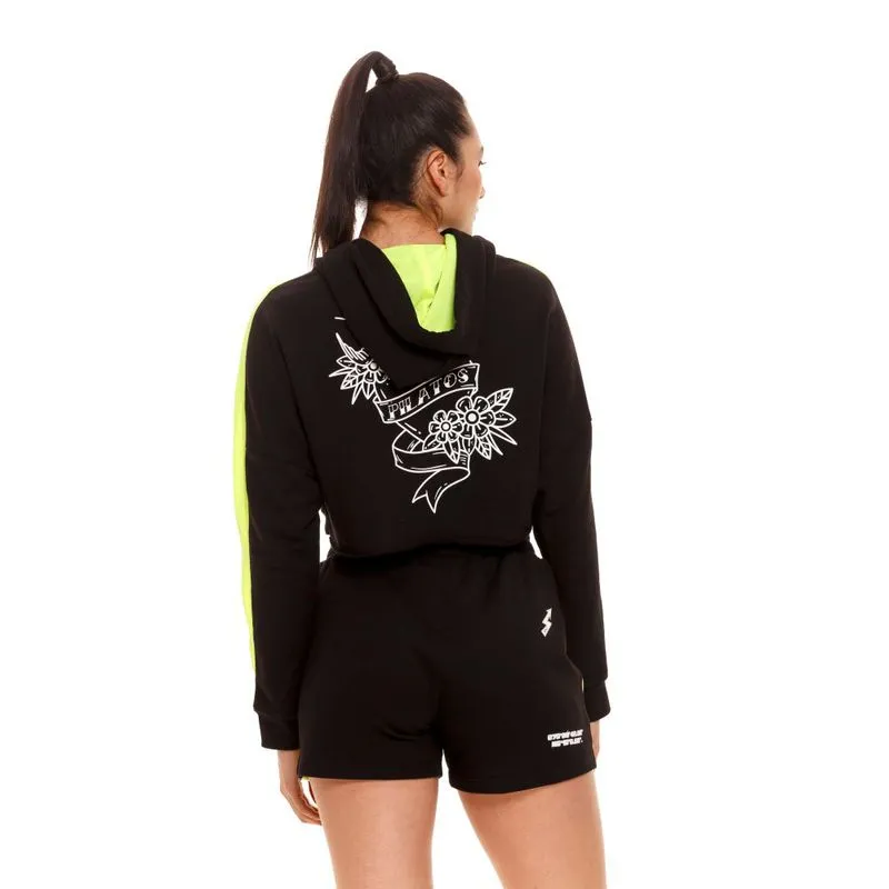 Buzo Hoodie Cerrado Para Mujer Sport   Pilatos