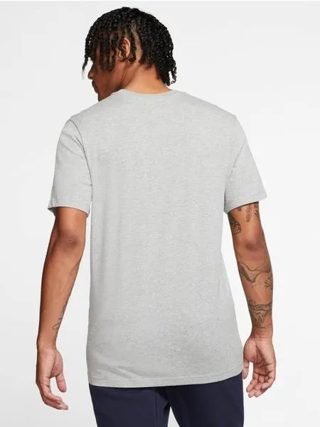 camiseta nike gris hombre