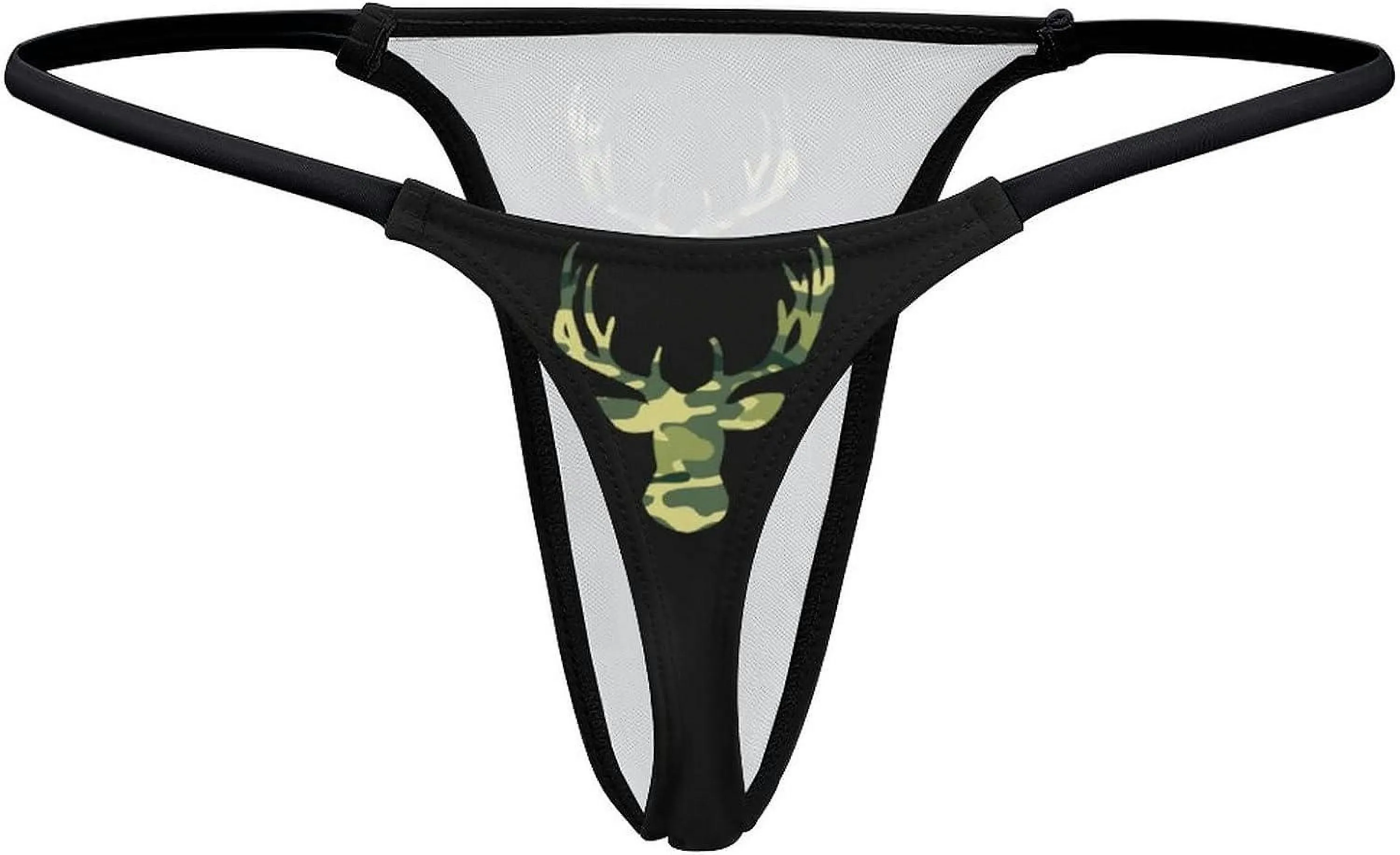 Camo Archery Deer G-String Thongs Women's T-Back Underwear Panty-WE561