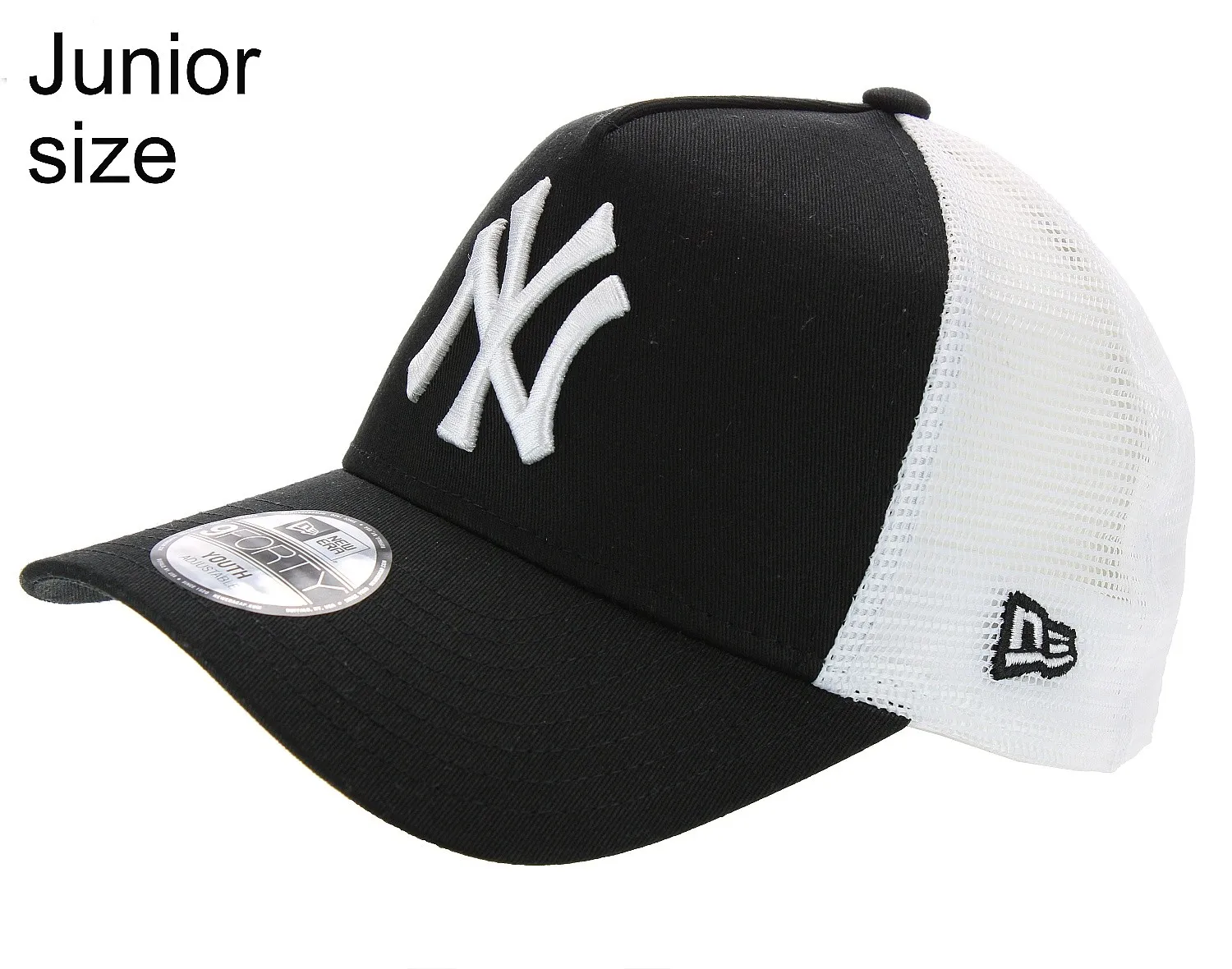 cap New Era 9FO AF Clean Trucker MLB New York Yankees Youth - Black/White - unisex junior