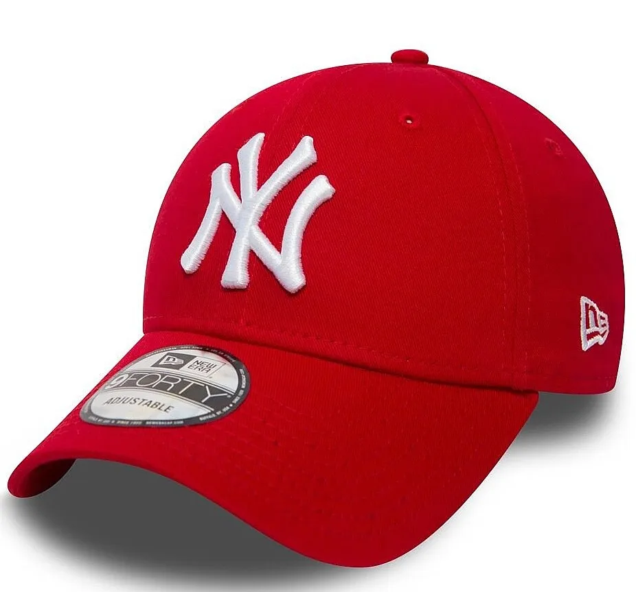 cap New Era 9FO League Basic MLB New York Yankees - Scarlet/White