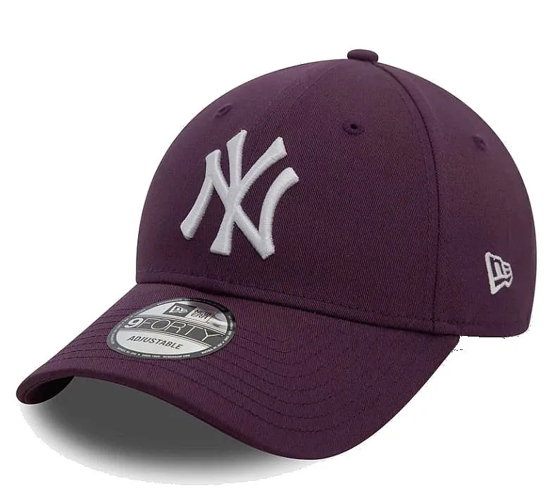 cap New Era 9FO League Essential MLB New York Yankees - Plum Purple/White - men´s