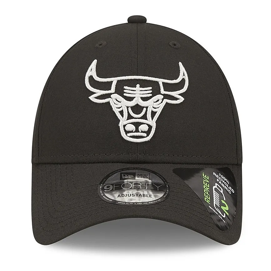 cap New Era 9FO Repreve Monochrome NBA Chicago Bulls - Black/Black - men´s