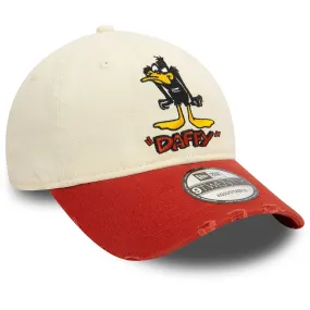 cap New Era 9T WB Washed Warner Bros Daffy Duck - Creme/Wine Red - men´s