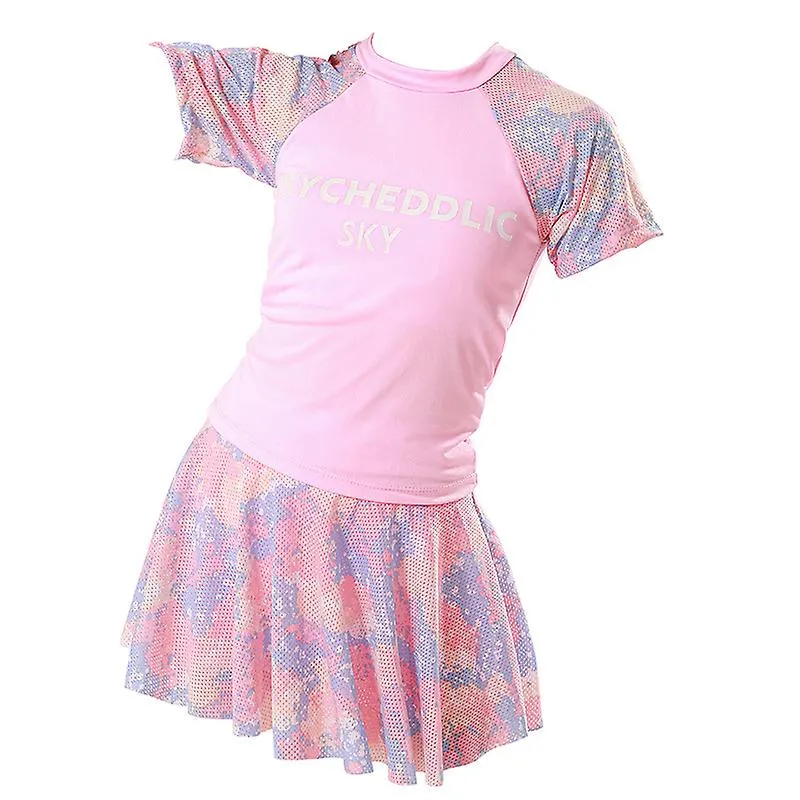 Children's Swimwear 3-10 Years Old Sports Split Skirt Girls' Hot Spring Swimwear