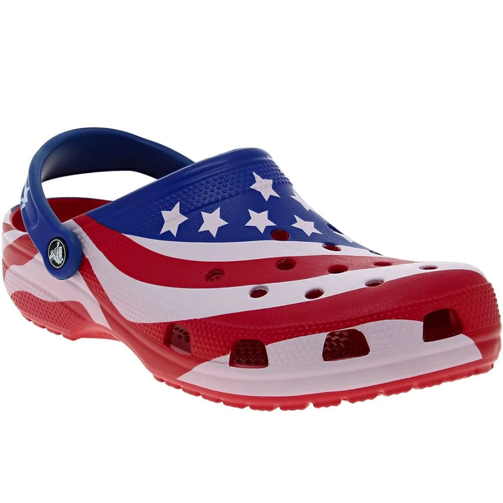 Crocs Classic American Flag Water Sandals - Mens