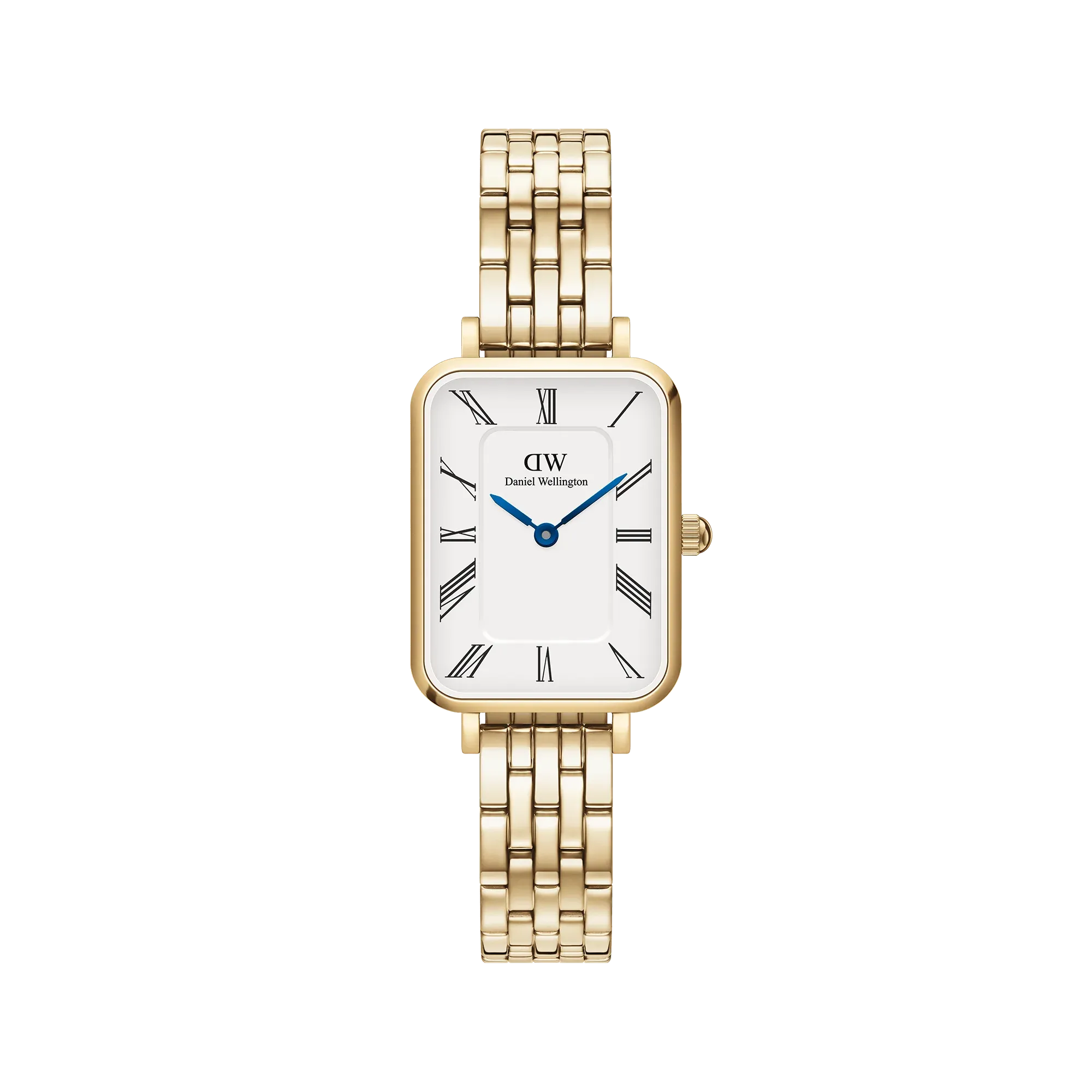 Daniel Wellington -Quadro Roman Numerals 5-Link Gold