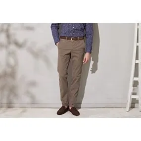 Dark taupe II Chino trousers for men - JERRY II