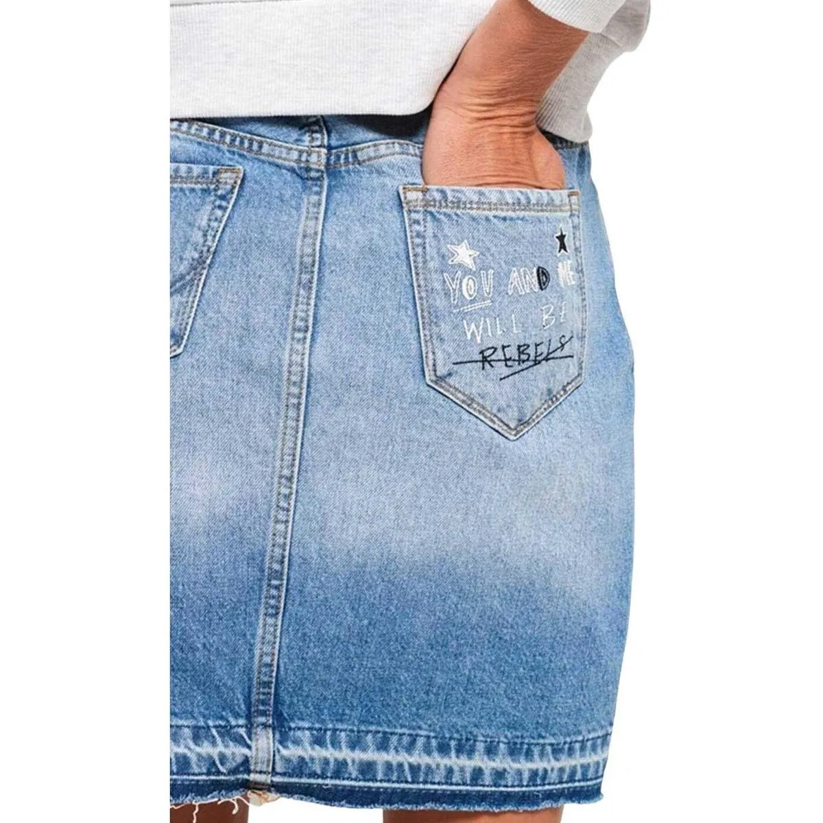 DENIM MINI SKIRT GNZ