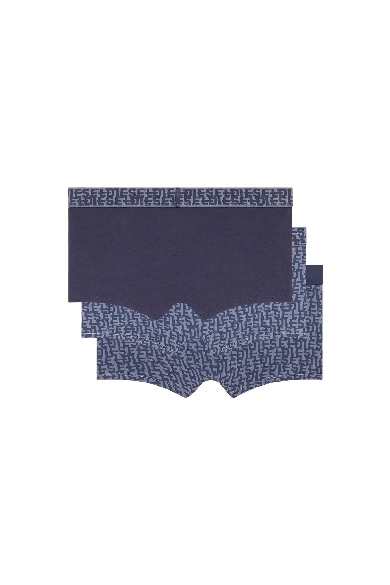 Diesel - Damien Boxers - 3 Pack - Navy/Blue Patterned