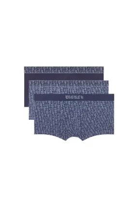 Diesel - Damien Boxers - 3 Pack - Navy/Blue Patterned