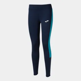 Eco Championship Long Tights Navy Fluor Turquoise