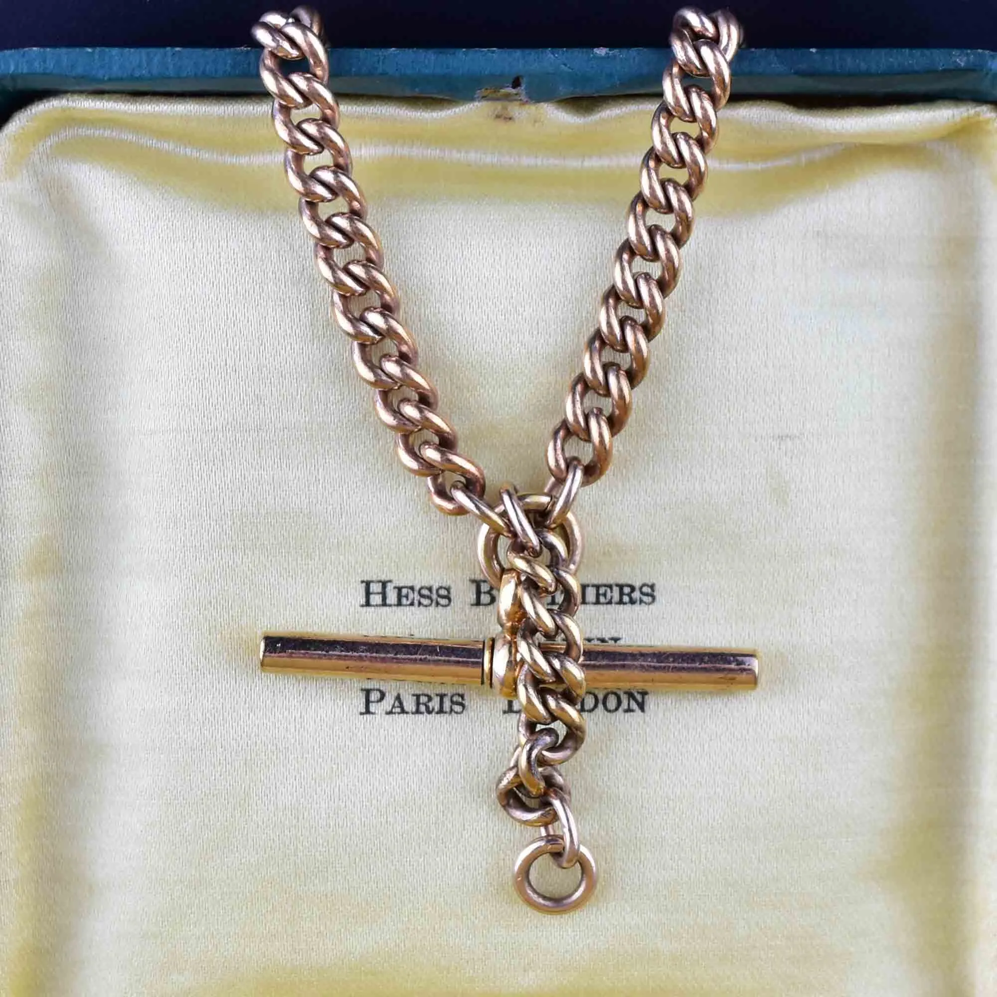 Edwardian Double Albert Watch Chain Necklace