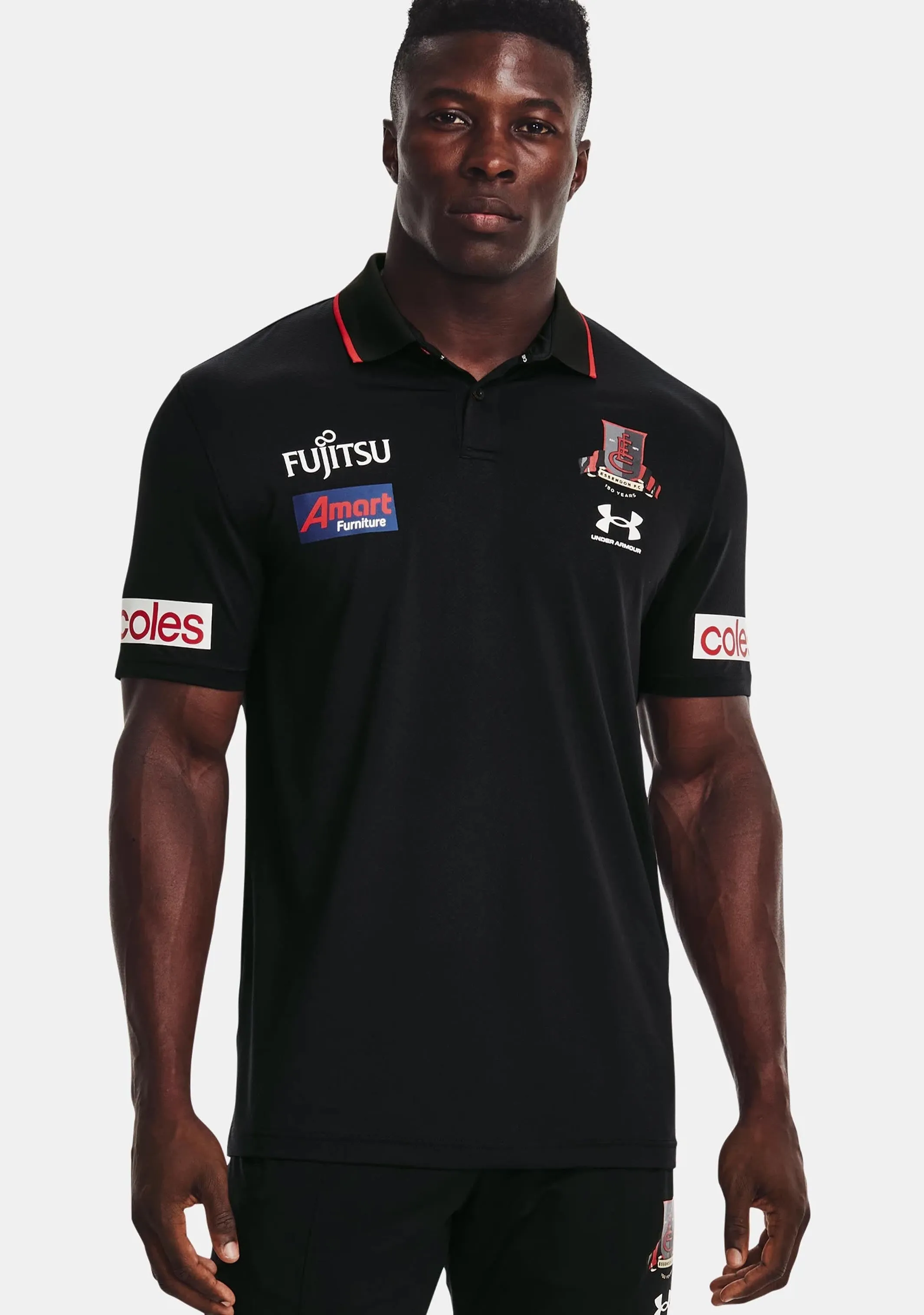 Essendon Mens Media Polo 2022, Under Armour 1374256 001