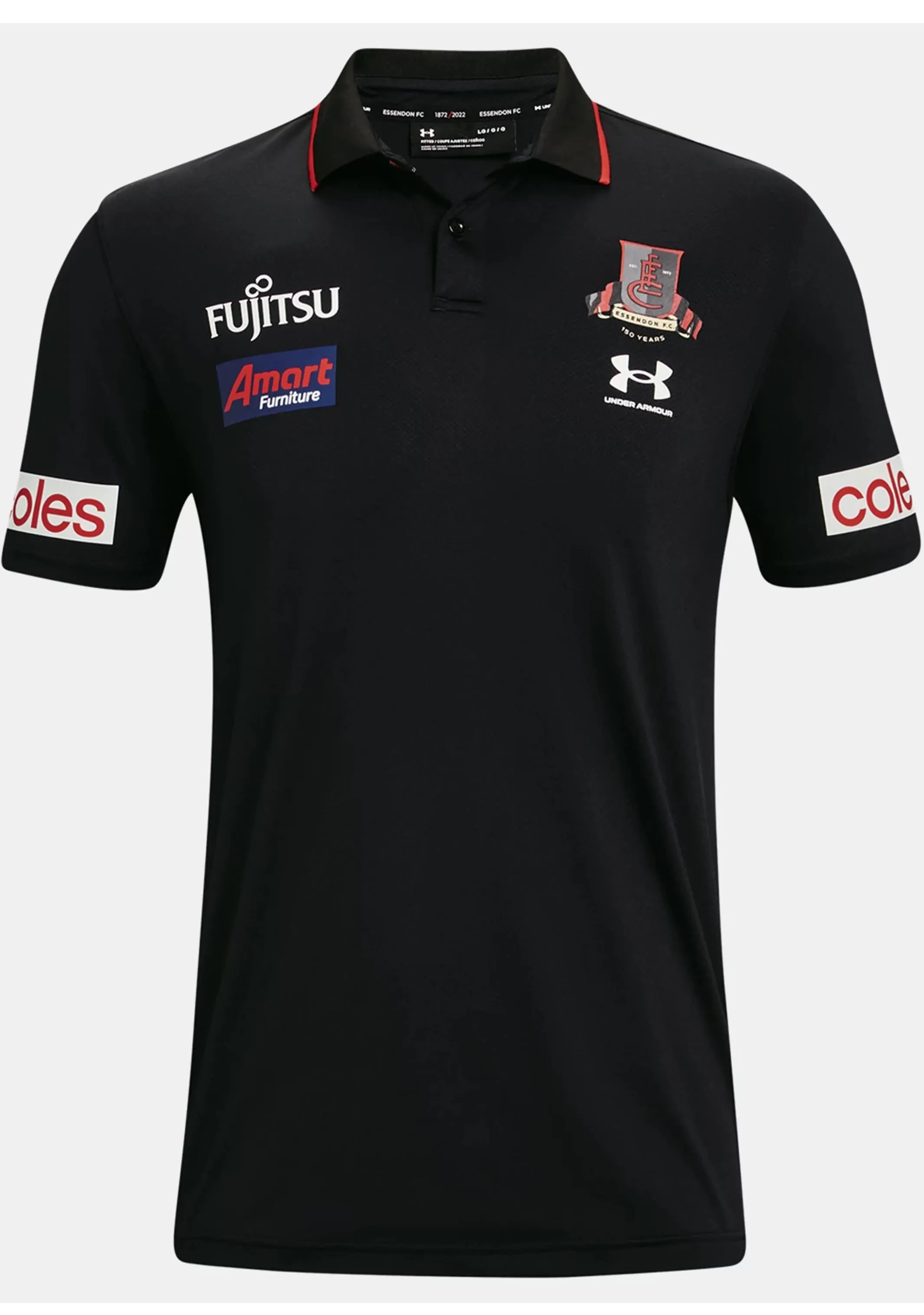 Essendon Mens Media Polo 2022, Under Armour 1374256 001