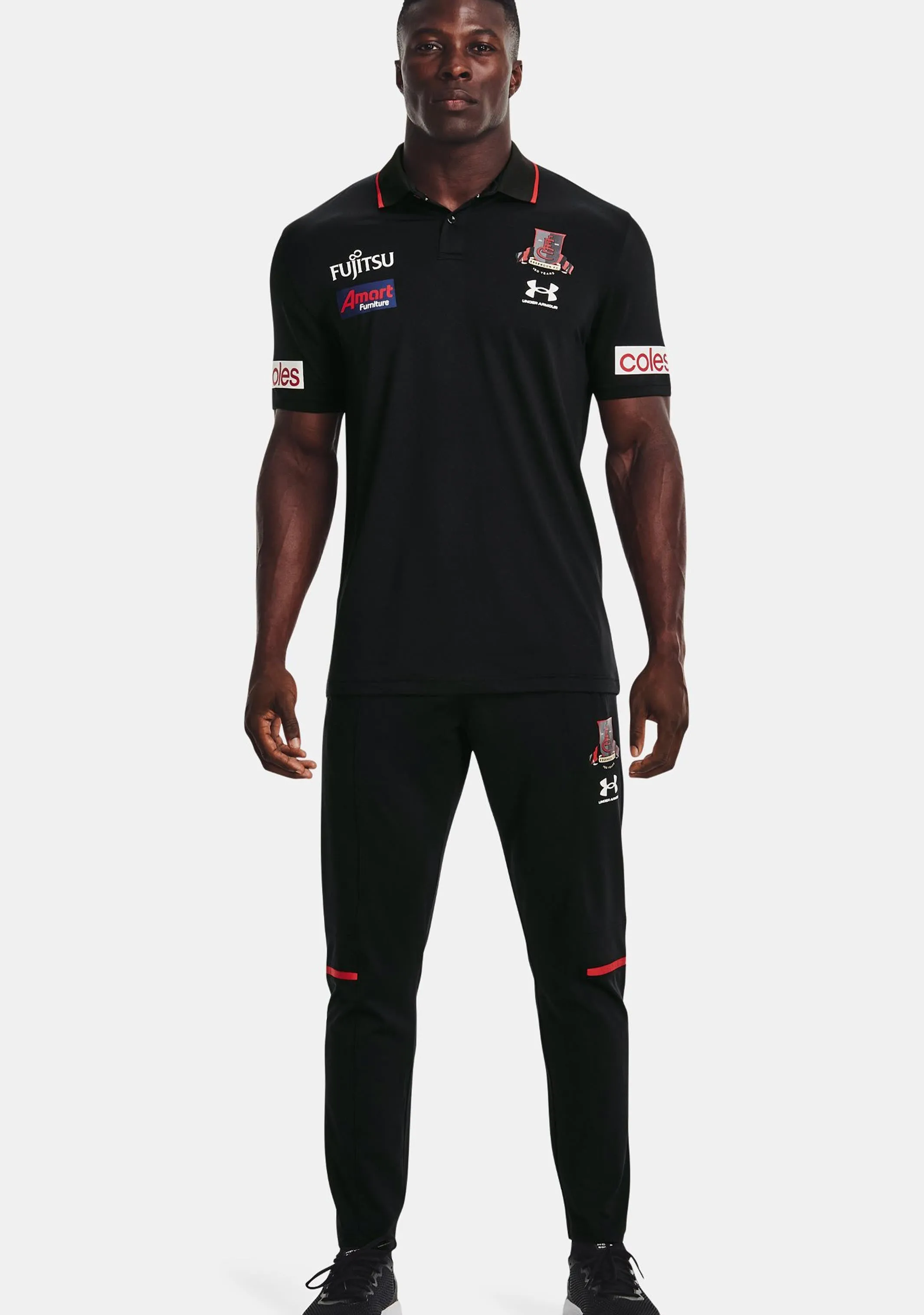 Essendon Mens Media Polo 2022, Under Armour 1374256 001