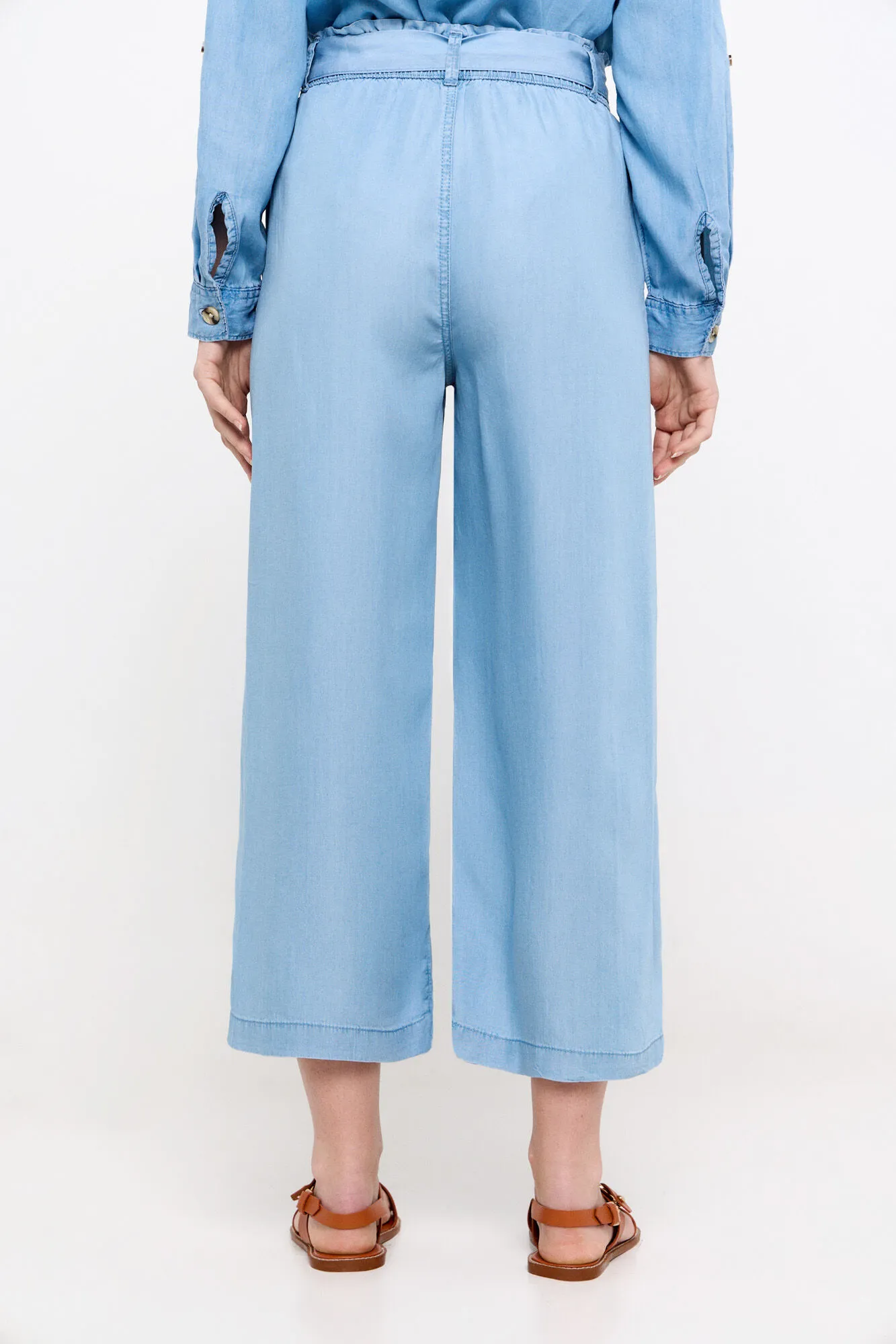 Fluid palazzo trousers