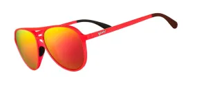 Goodr Mach G Active Sunglasses: Captain Blunts Red Eye