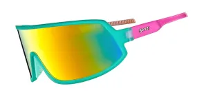 Goodr Wrap G Active Sunglasses - Save A Bull, Ride A Rodeo Clown