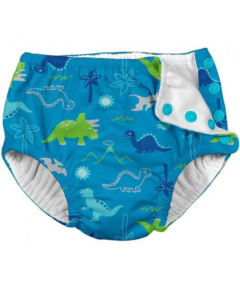 Green Sprouts Aqua Dinosaurs Snaps Reusable Swim Nappy