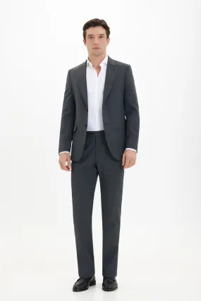 Grey slim fit trousers