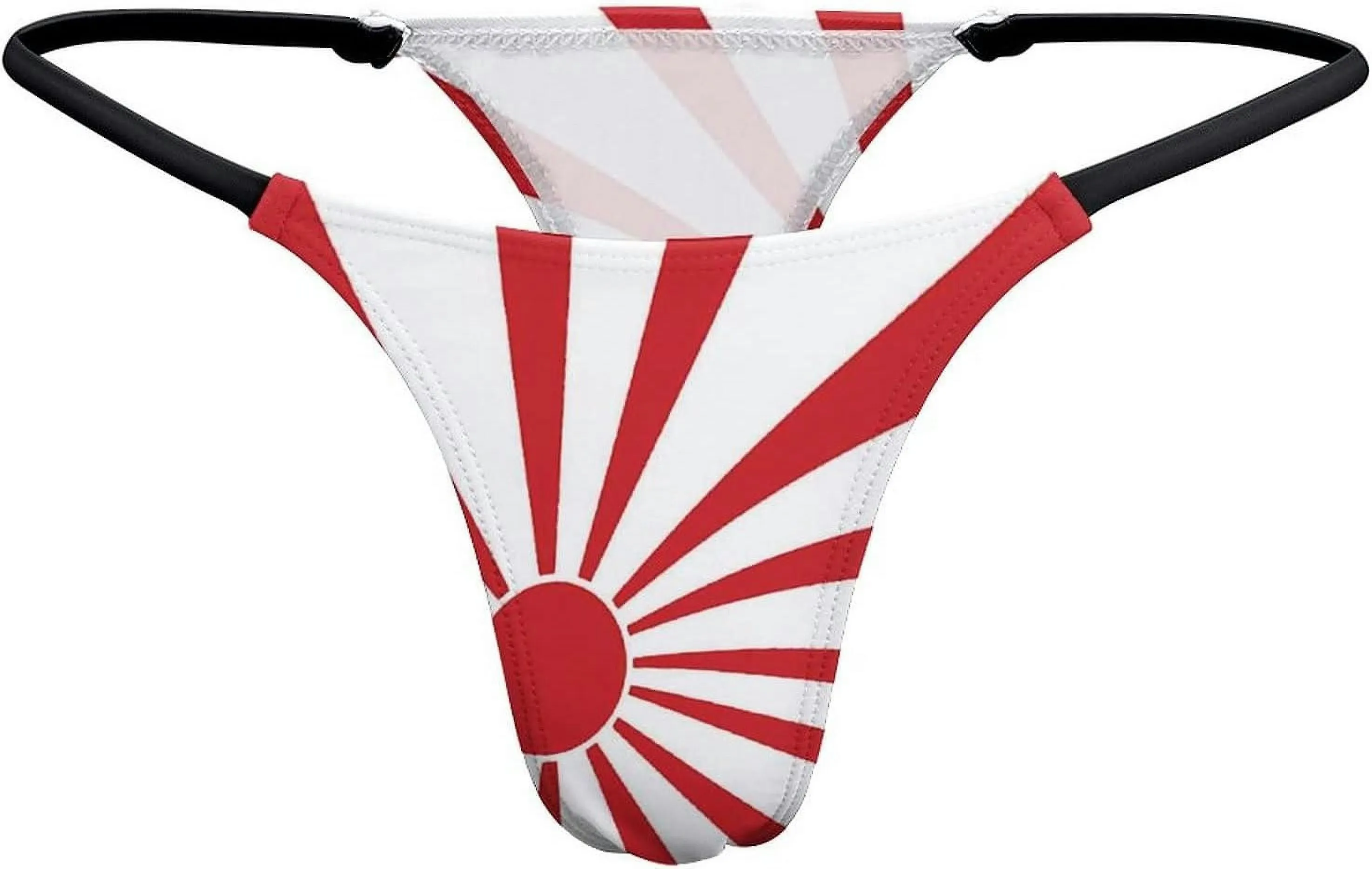 Japanese Rising Sun Flag G-String Thongs Women's T-Back Underwear Panty-WE378