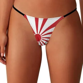 Japanese Rising Sun Flag G-String Thongs Women's T-Back Underwear Panty-WE491