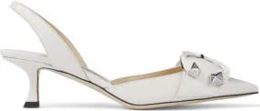 Jimmy Choo Moni 50 sling-back sandals Neutrals