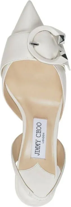 Jimmy Choo Moni 50 sling-back sandals Neutrals