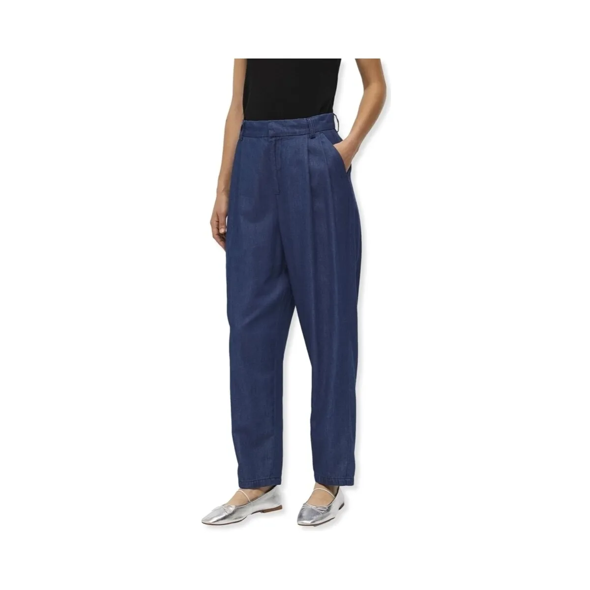 Joanna Trousers - Medium Blue Denim