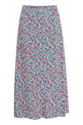 Joella Button Midi Skirt