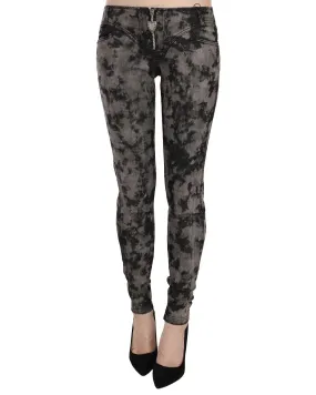 Just Cavalli Faded Low Waist Skinny Denim Trousers