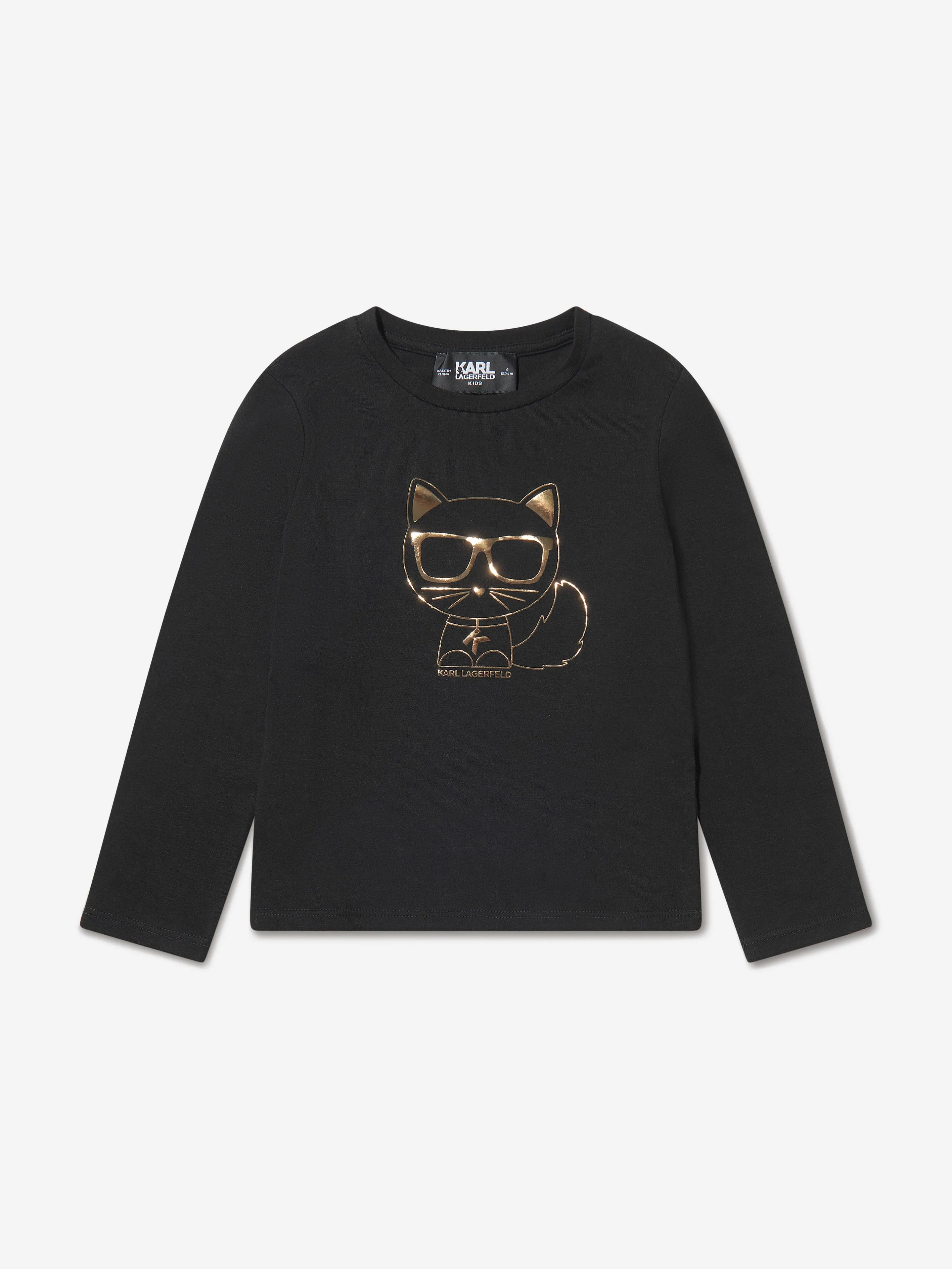 Karl Lagerfeld - Girls Long Sleeve Choupette T-Shirt | Childsplay Clothing