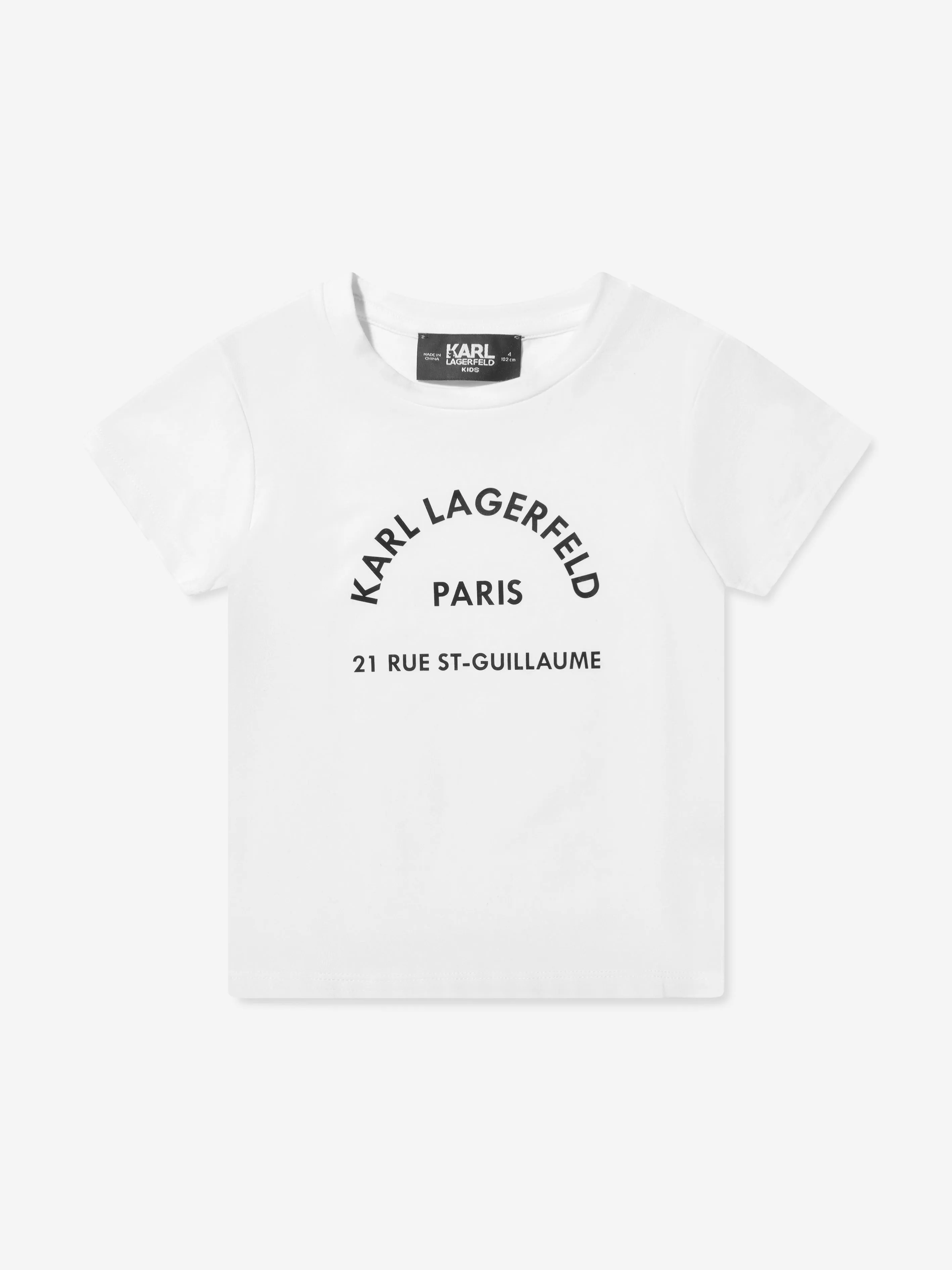 Karl Lagerfeld - Girls Organic Cotton Logo T-Shirt | Childsplay Clothing