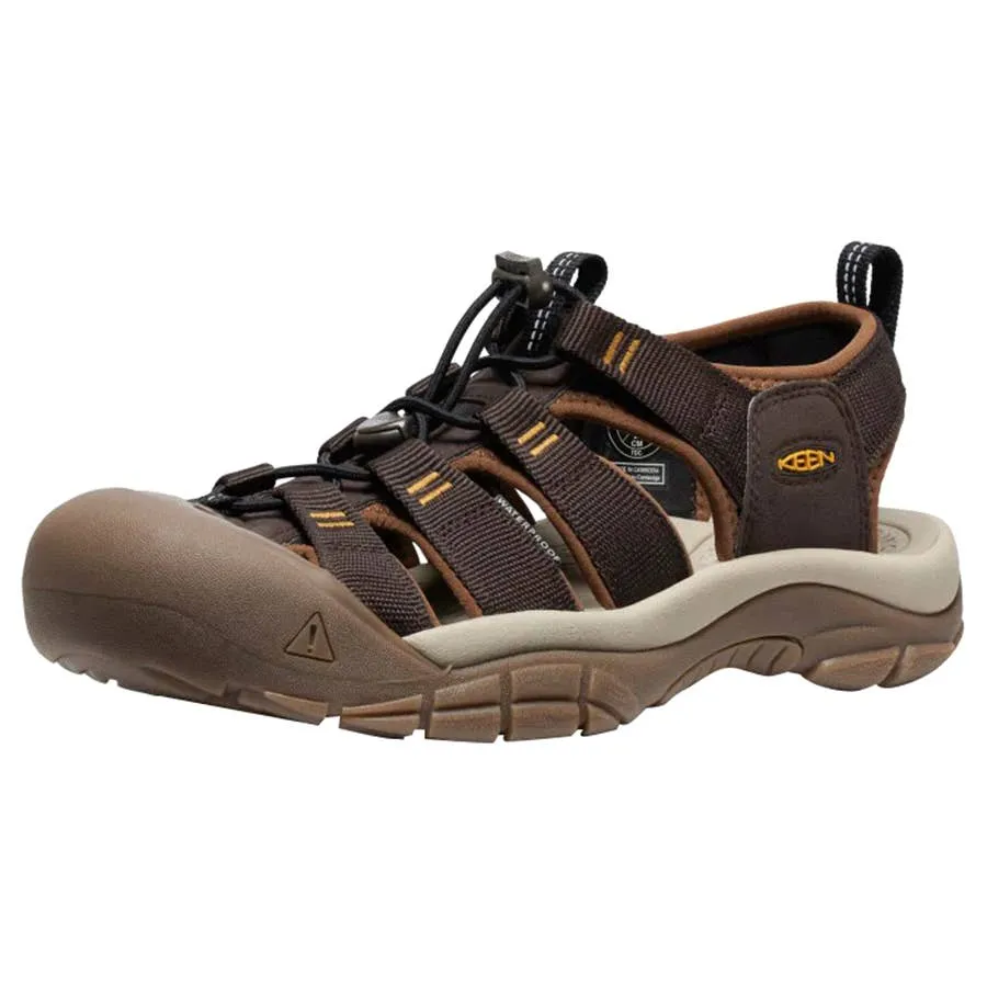 KEEN Outdoor Men's Newport H2 Sandals - Java/Golden Yellow